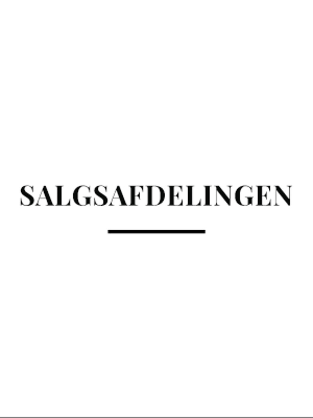 Salgsafdelingen #1