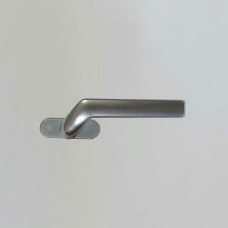 Paskvil med bremse i greb - mat aluminium Paskvil med bremse i greb - mat aluminium