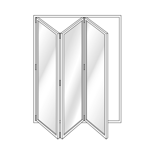 FOLDEDØRE 3-FAGS