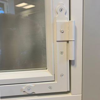 Hvidt hjørnebåndshængsel Hvidt hjørnebåndshængsel