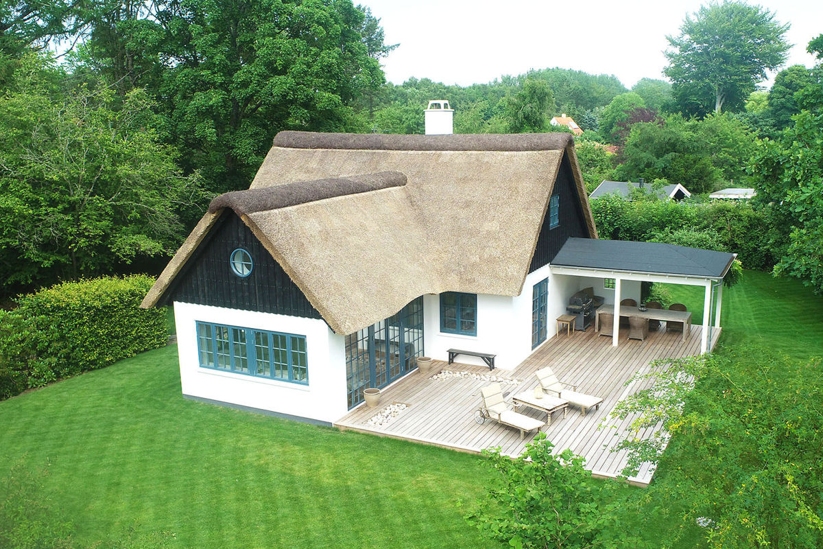 Tilbygning Til Sommerhus Med Straatag 170 2 Tilbygning Til Sommerhus Med Straatag 170 2